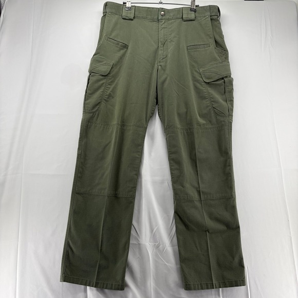 5.11 Tactical Other - 5.11 Tactical Mens Green Ripstop Cargo Pants 36x30 TDU Combat Utility